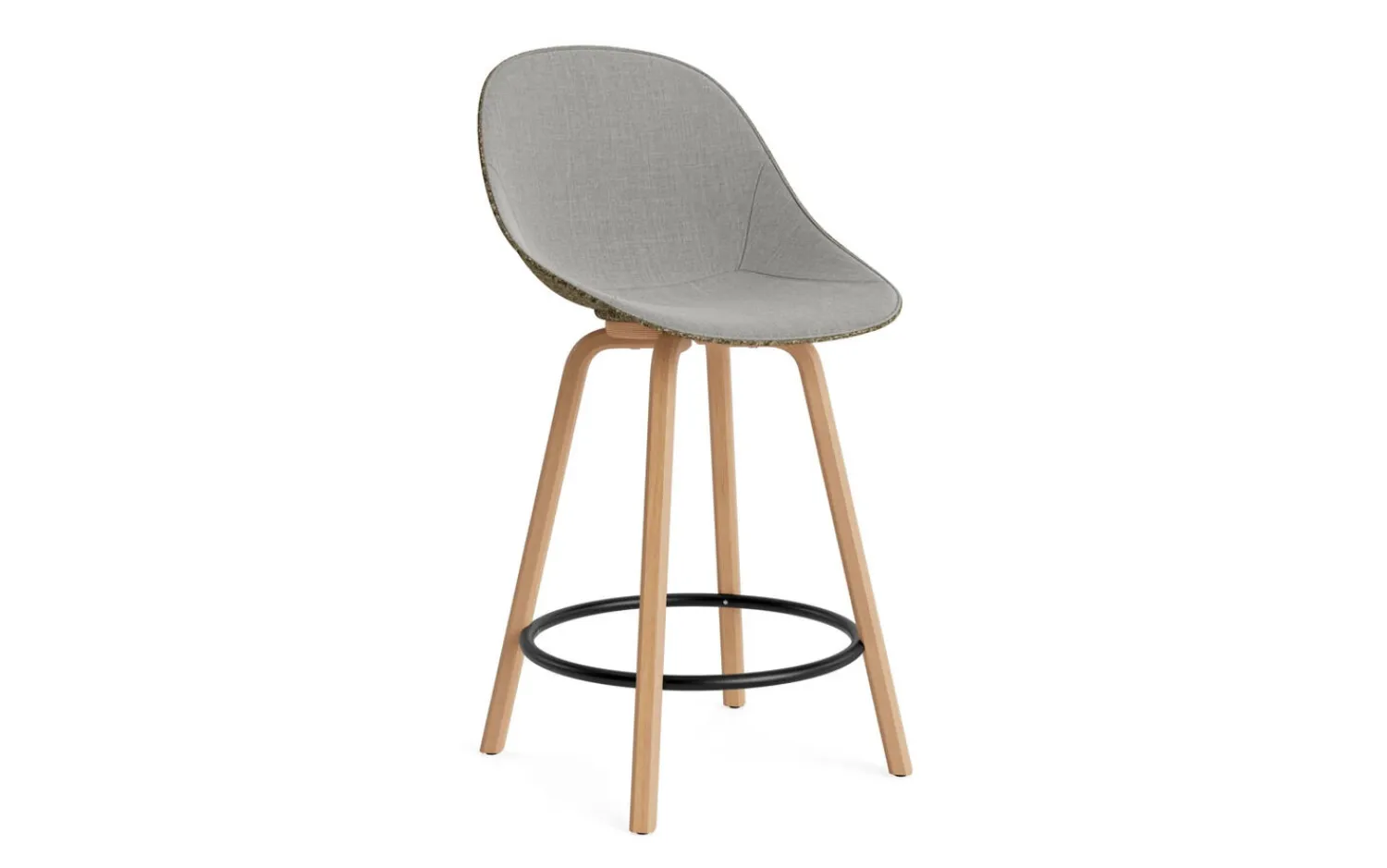 - Mat Bar Chair 65 cm Front Upholstery Seaweed Beech/Black - Remix 133^Normann Copenhagen Hot