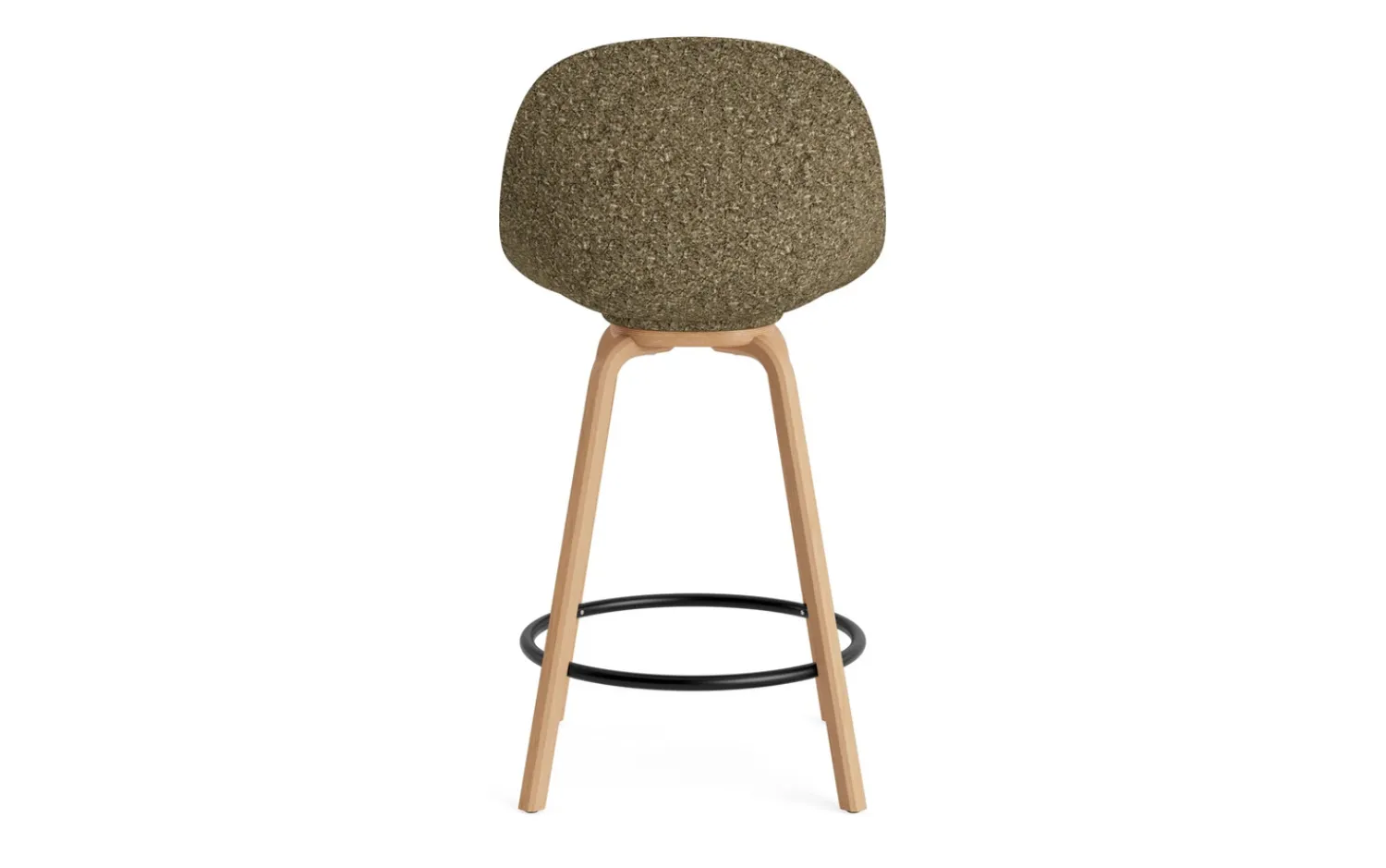 - Mat Bar Chair 65 cm Front Upholstery Seaweed Beech/Black - Remix 133^Normann Copenhagen Hot