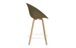 - Mat Bar Armchair 65 cm Front Upholstery Seaweed Beech/Cream - Remix 133*Normann Copenhagen Sale