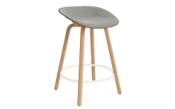 - Mat Barstool 65 cm Front Upholstery Seaweed Beech/Cream - Remix 133*Normann Copenhagen Sale