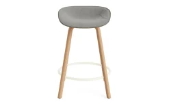 - Mat Barstool 65 cm Front Upholstery Seaweed Beech/Cream - Remix 133*Normann Copenhagen Sale