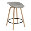 - Mat Barstool 65 cm Front Upholstery Seaweed Beech/Black - Remix 133^Normann Copenhagen Online