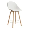 - Mat Bar Chair 65 cm Front Upholstery Seaweed Beech/Cream - Hallingdal 110^Normann Copenhagen Clearance