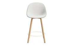 - Mat Bar Chair 65 cm Front Upholstery Seaweed Beech/Cream - Hallingdal 110^Normann Copenhagen Clearance
