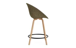 - Mat Bar Armchair 65 cm Front Upholstery Seaweed Beech/Black - Ultra 41599^Normann Copenhagen Online