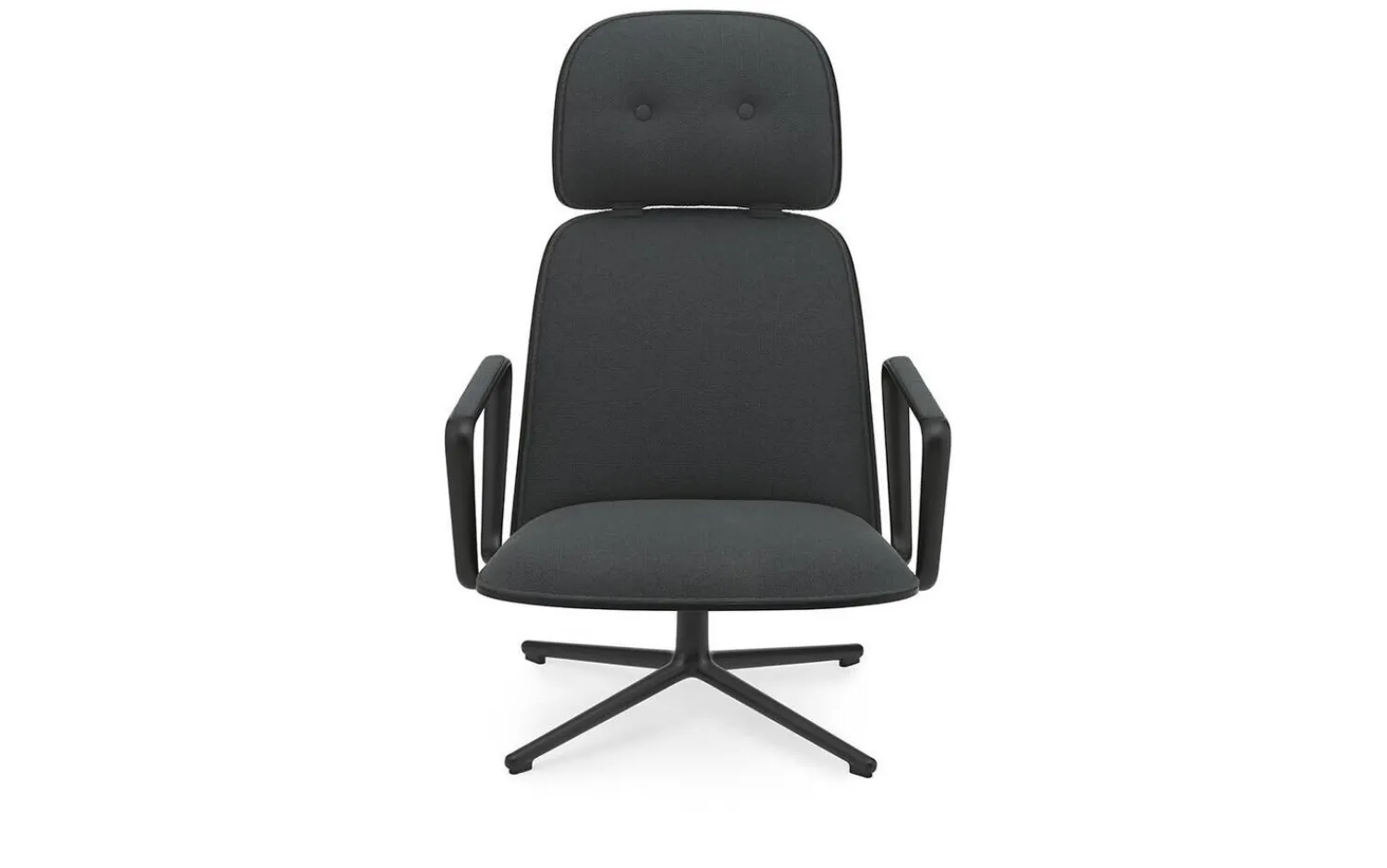 - Pad Lounge Chair High Swivel Black Alu^Normann Copenhagen Hot