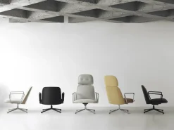 - Pad Lounge Chair Low Swivel Black Alu^Normann Copenhagen Best