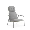 - Pad Lounge Chair High Grey Steel*Normann Copenhagen New