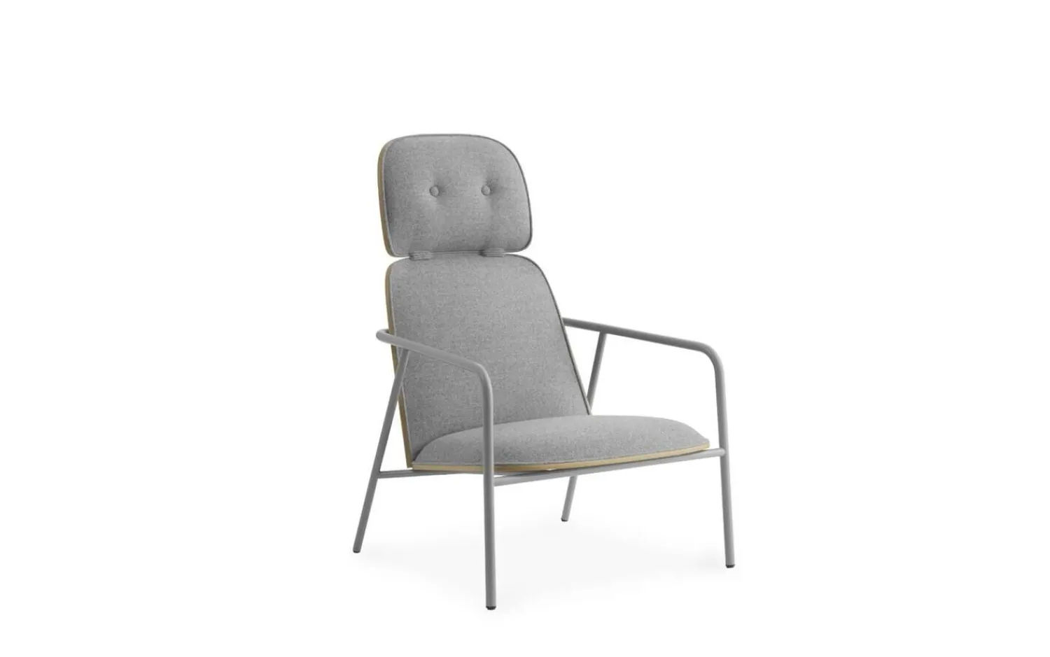 - Pad Lounge Chair High Grey Steel*Normann Copenhagen New