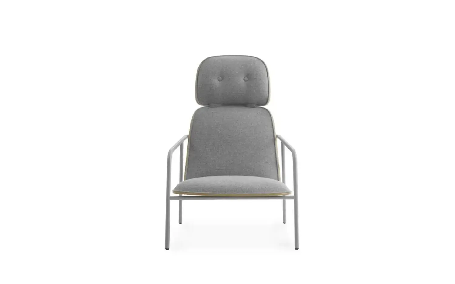 - Pad Lounge Chair High Grey Steel*Normann Copenhagen New