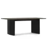 - Panel Table 90 x 200 cm Black - mørkebrun^Normann Copenhagen