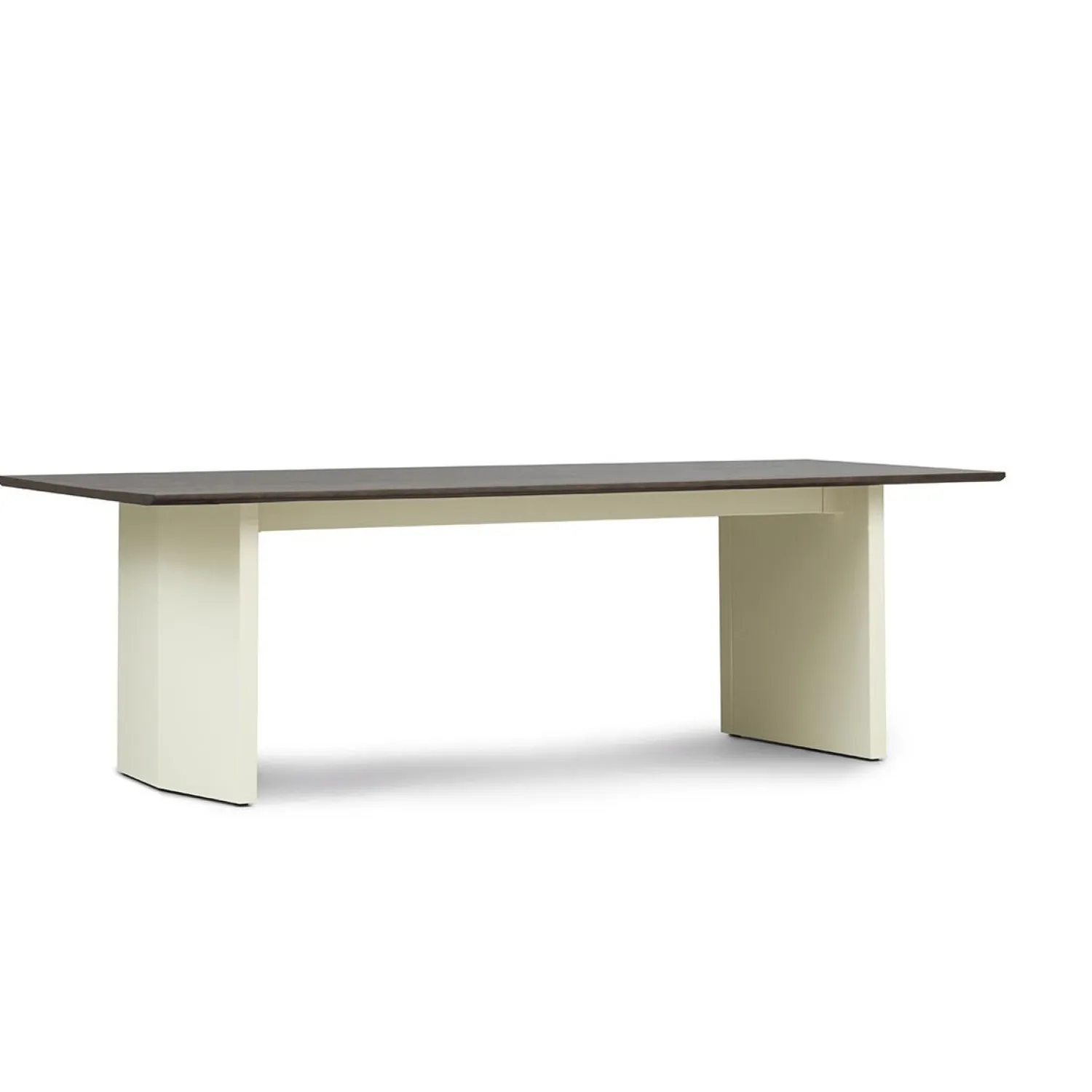 - Panel Table 90 x 250 cm Cream - mørkebrun*Normann Copenhagen Best