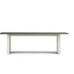 - Panel Table 90 x 250 cm Cream - mørkebrun*Normann Copenhagen Best