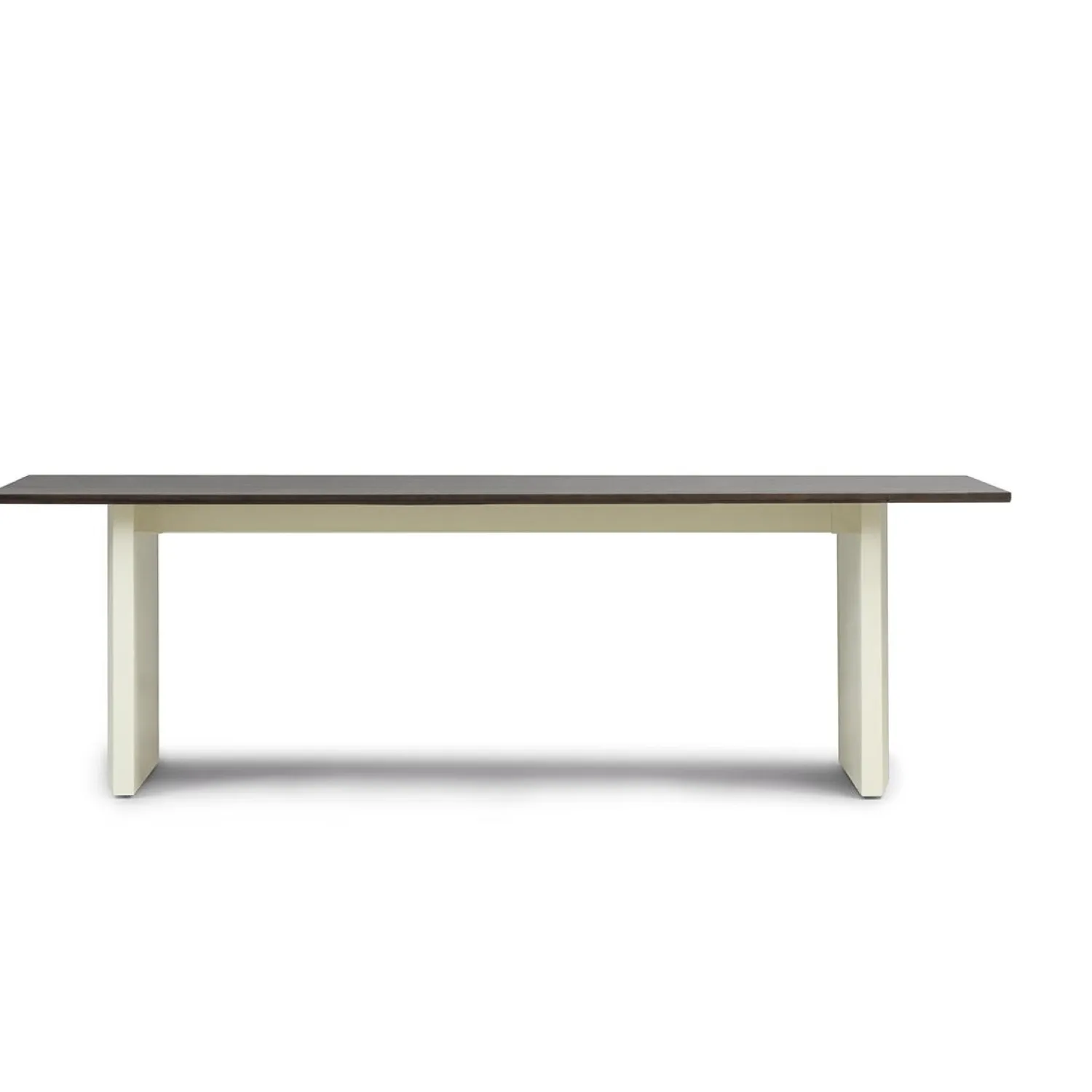 - Panel Table 90 x 250 cm Cream - mørkebrun*Normann Copenhagen Best