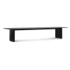 - Panel Table - 100 x 420 cm - Black - mørkebrun^Normann Copenhagen Hot