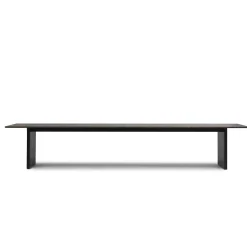 - Panel Table - 100 x 420 cm - Black - mørkebrun^Normann Copenhagen Hot