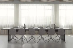 - Panel Table - 100 x 420 cm - Black - mørkebrun^Normann Copenhagen Hot