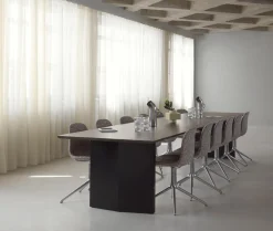 - Panel Table - 100 x 420 cm - Black - mørkebrun^Normann Copenhagen Hot