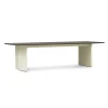 - Panel Table 90 x 300 cm Cream - mørkebrun*Normann Copenhagen Clearance