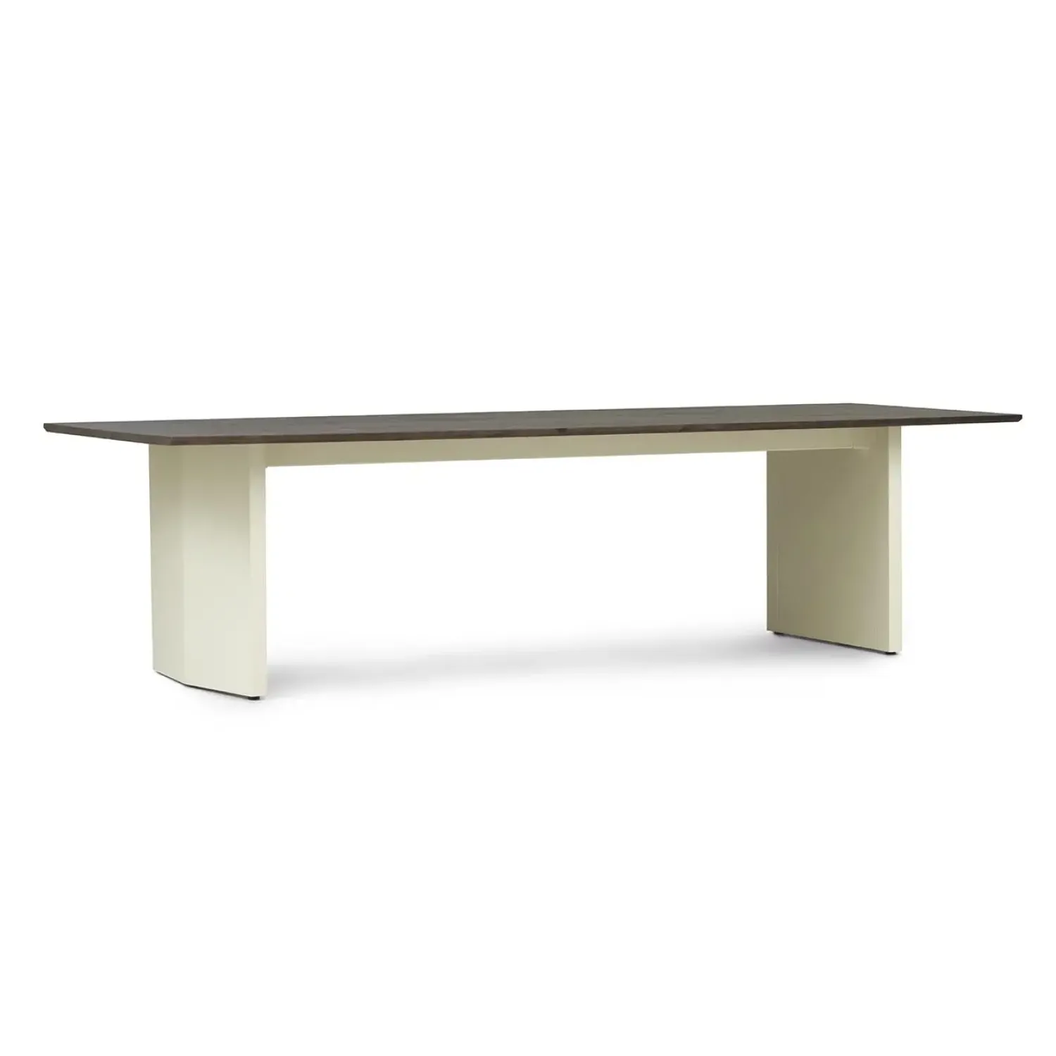 - Panel Table 90 x 300 cm Cream - mørkebrun*Normann Copenhagen Clearance