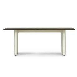 - Panel Table - 90 x 200 cm - Cream - mørkebrun*Normann Copenhagen Hot