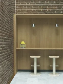 - Pole Barstool 75 cm - Pine/Sand*Normann Copenhagen