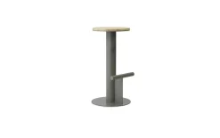 - Pole Barstool 75 cm - Pine/Grey^Normann Copenhagen Online