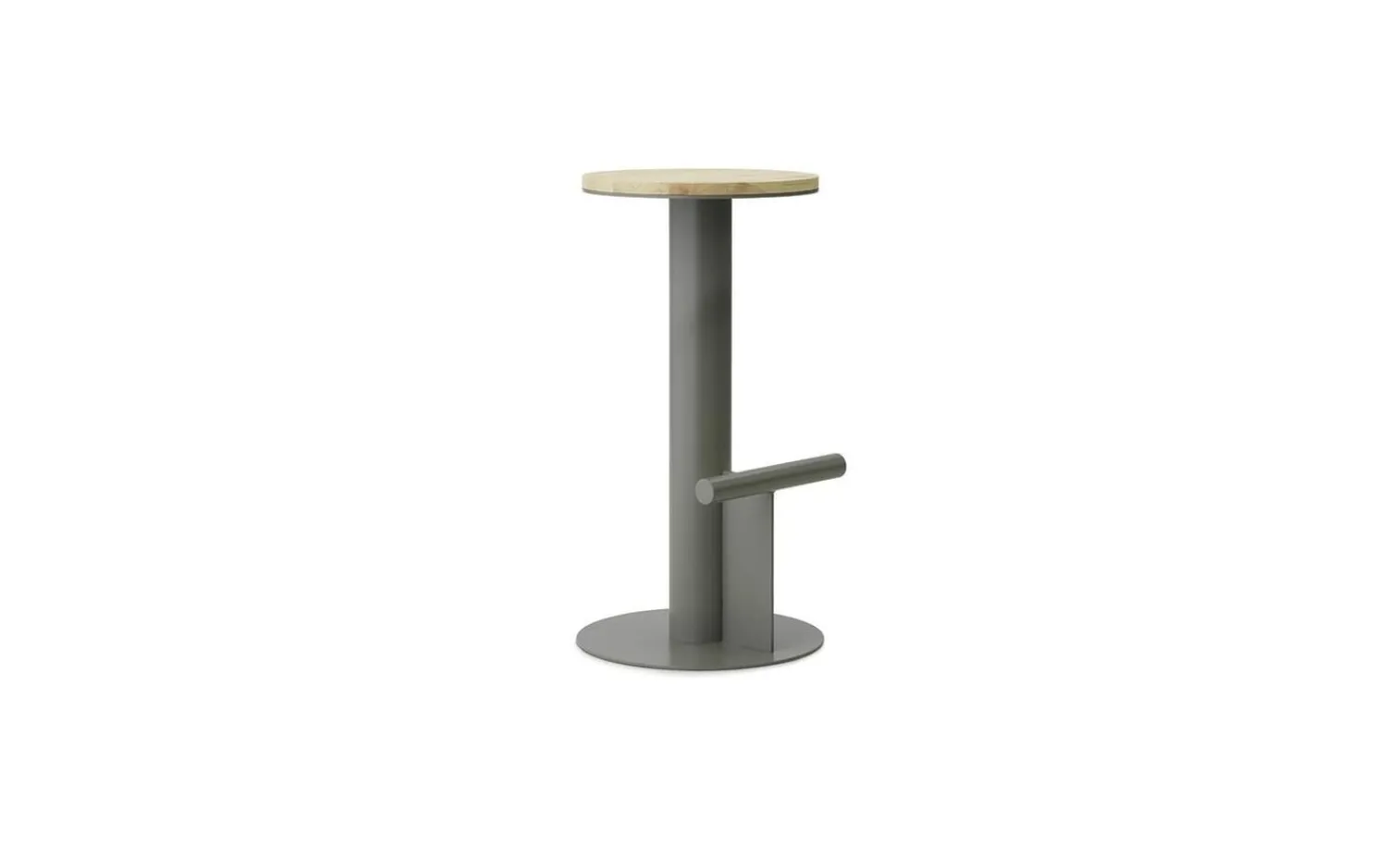 - Pole Barstool 75 cm - Pine/Grey^Normann Copenhagen Online