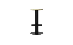 - Pole Barstool 75 cm - Pine/Black*Normann Copenhagen Best