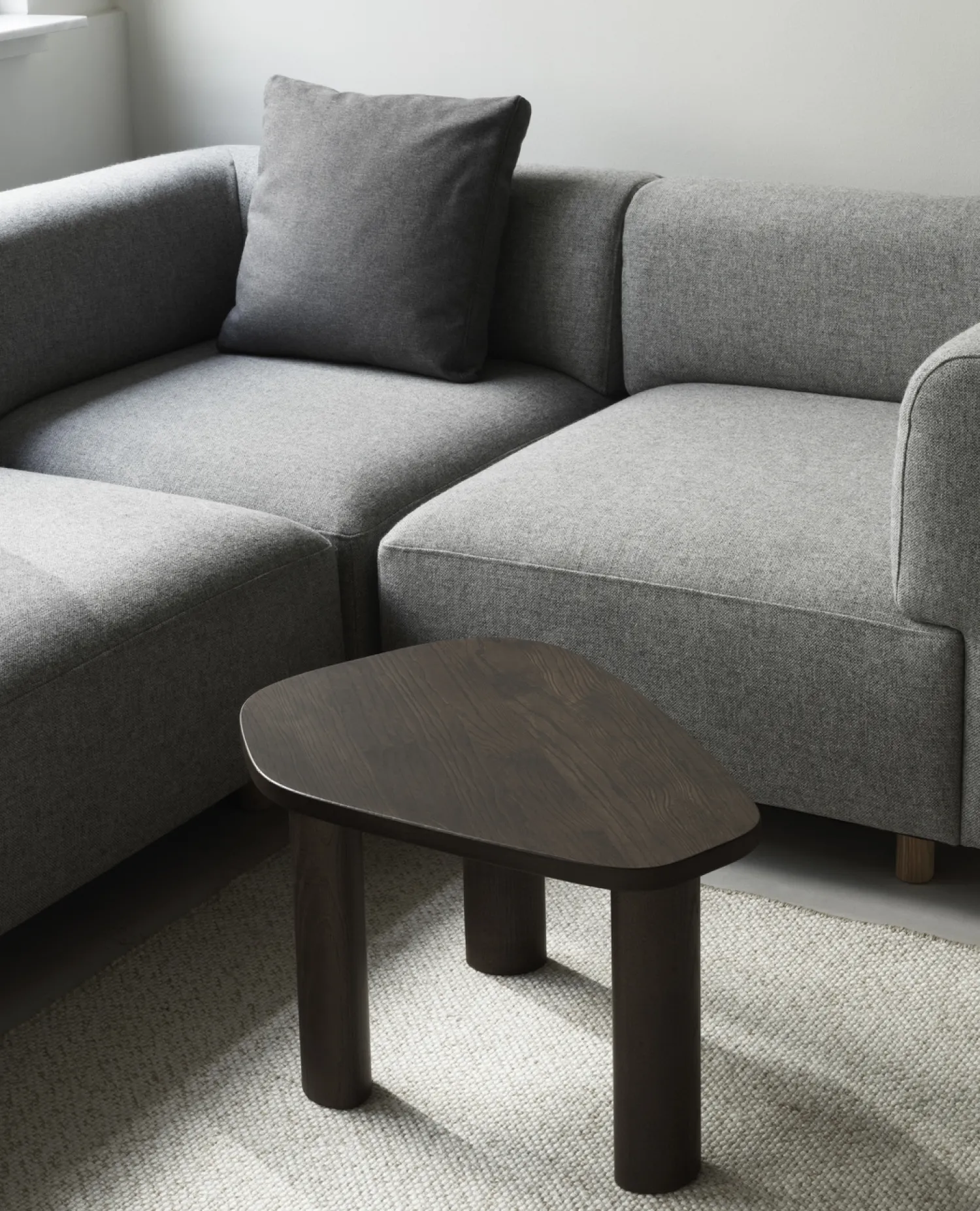 - Sculp Coffee Table Small - Brown Stained Ash^Normann Copenhagen Clearance
