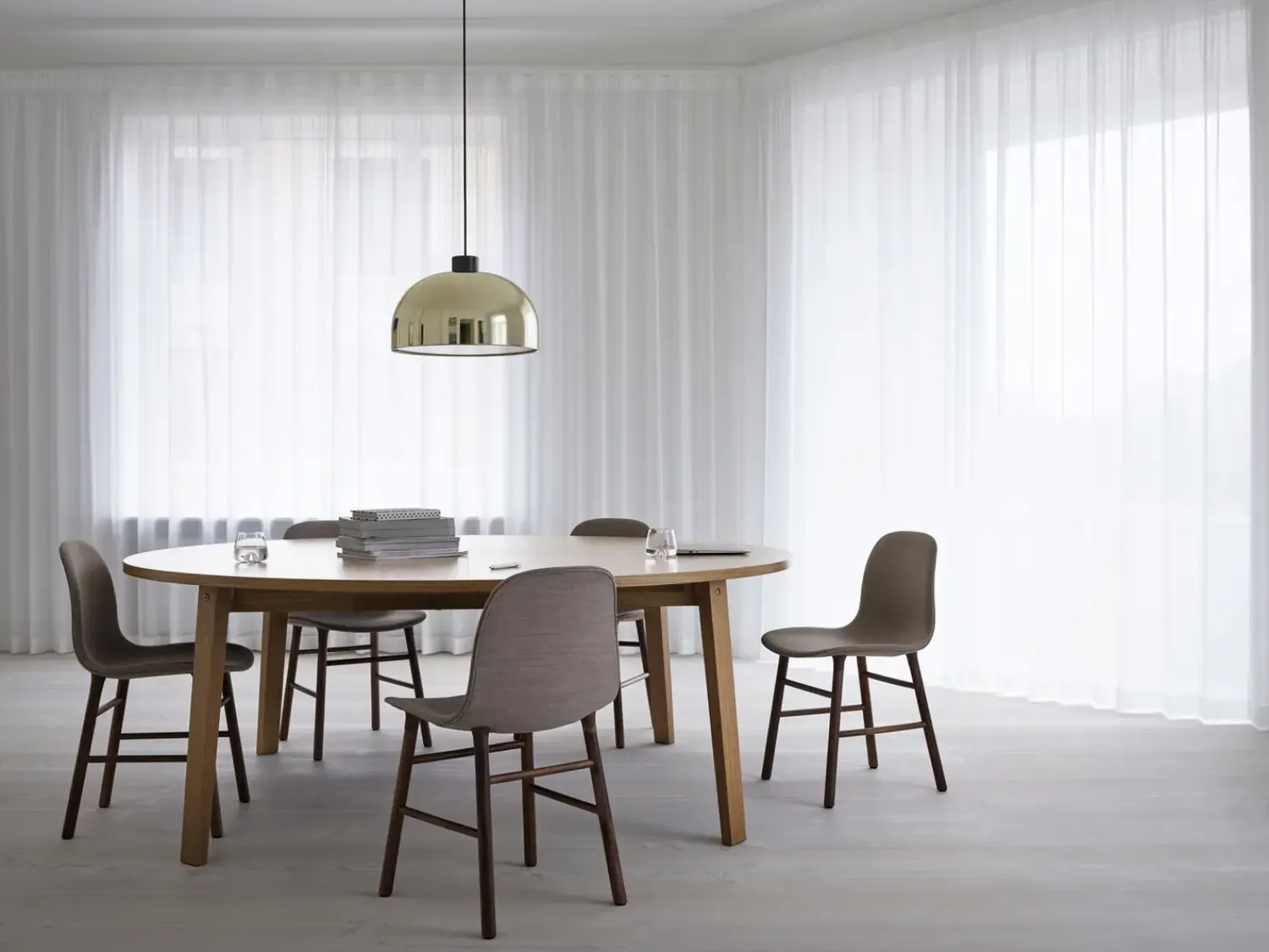 - Slice Table Vol. 2 Ø200 cm^Normann Copenhagen Hot