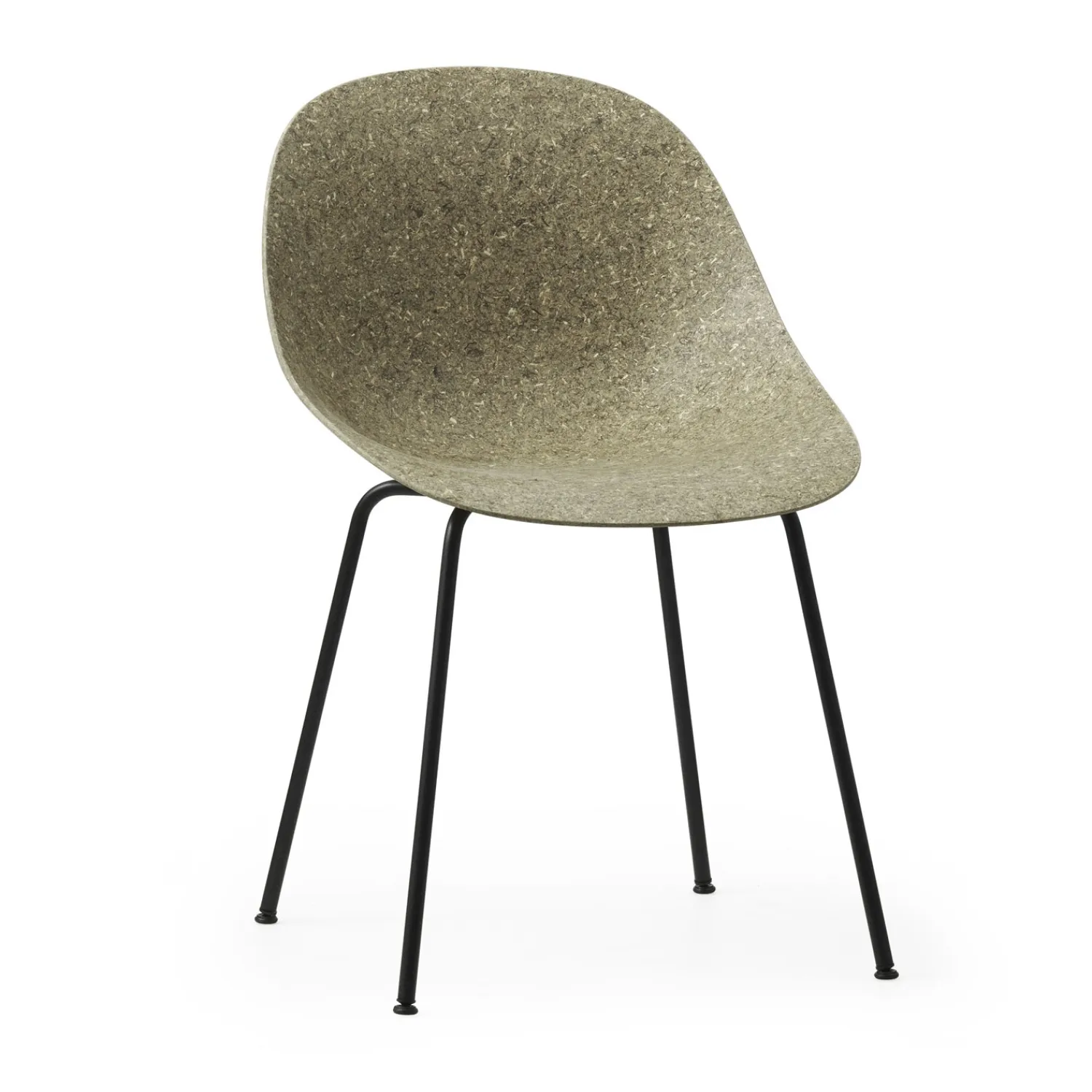 - Spisebordsstol - Mat Chair - Seaweed - Sort/Stål^Normann Copenhagen Best