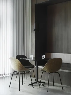 - Spisebordsstol - Mat Chair - Seaweed - Sort/Stål^Normann Copenhagen Best