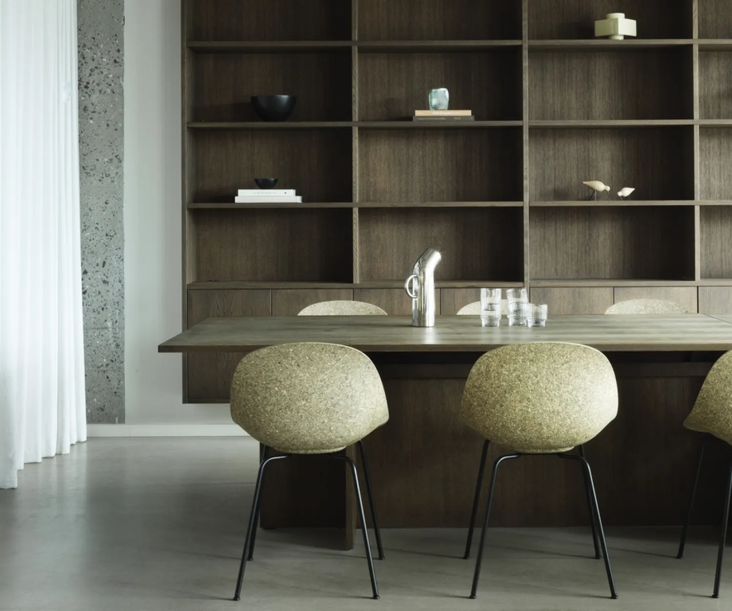 - Spisebordsstol - Mat Chair - Seaweed - Sort/Stål^Normann Copenhagen Best