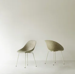 - Spisebordsstol - Mat Chair - Seaweed - Creme/Stål*Normann Copenhagen New