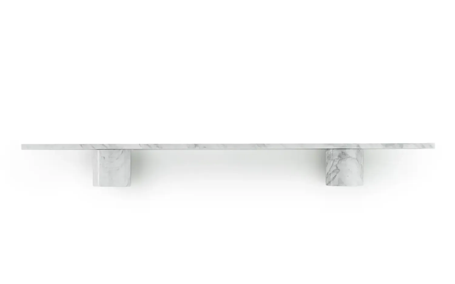 - Sten Hylde - 120 cm - hvid marmor*Normann Copenhagen Discount