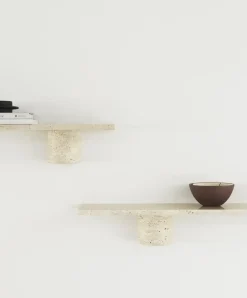 - Sten Hylde - 80 cm - travertin^Normann Copenhagen Outlet
