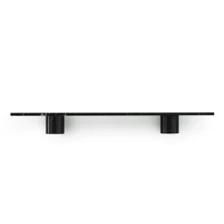 - Sten Hylde - 120 cm - sort marmor^Normann Copenhagen Hot