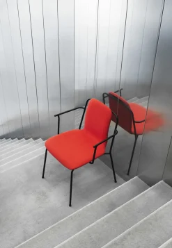 - Studio Armchair Full Upholstery Black Steel^Normann Copenhagen Clearance