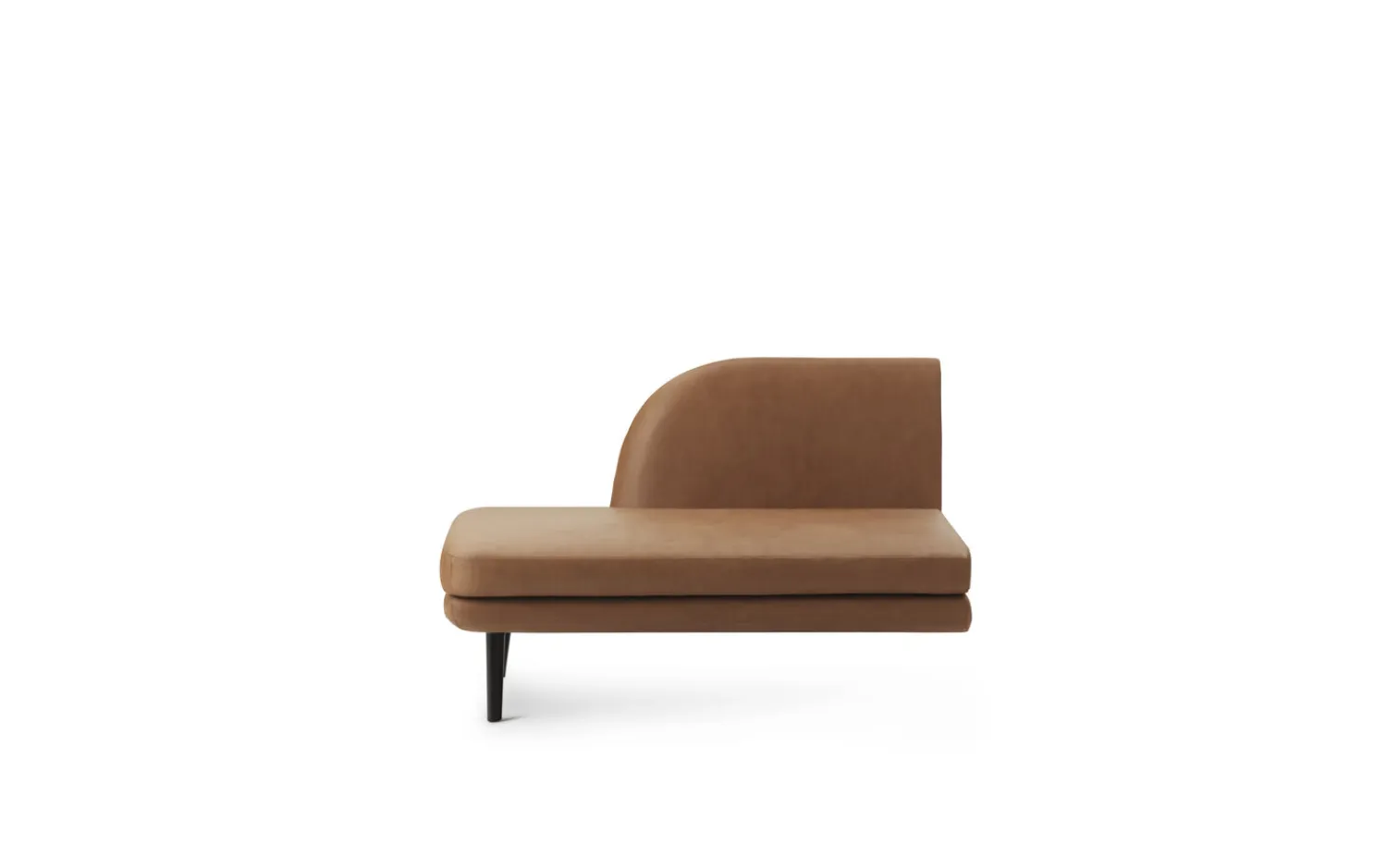 - Sum Modular Sofa 340 Open Right Side Black Alu^Normann Copenhagen