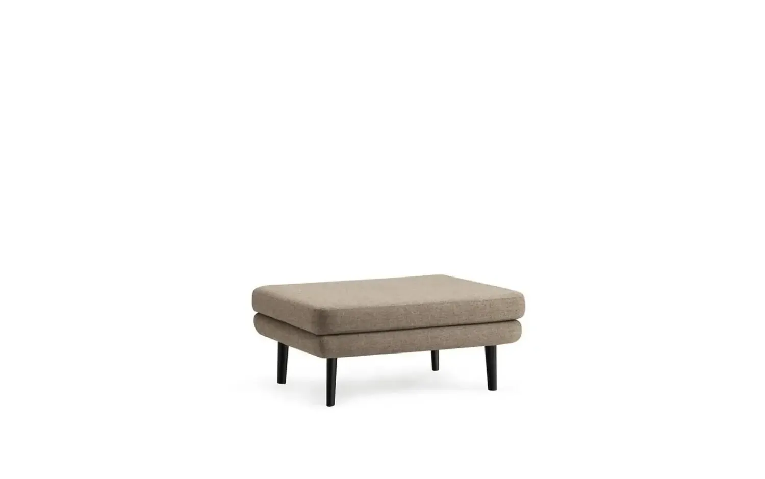 - Sum Modular Sofa 710 Pouf Large Black Alu*Normann Copenhagen Online