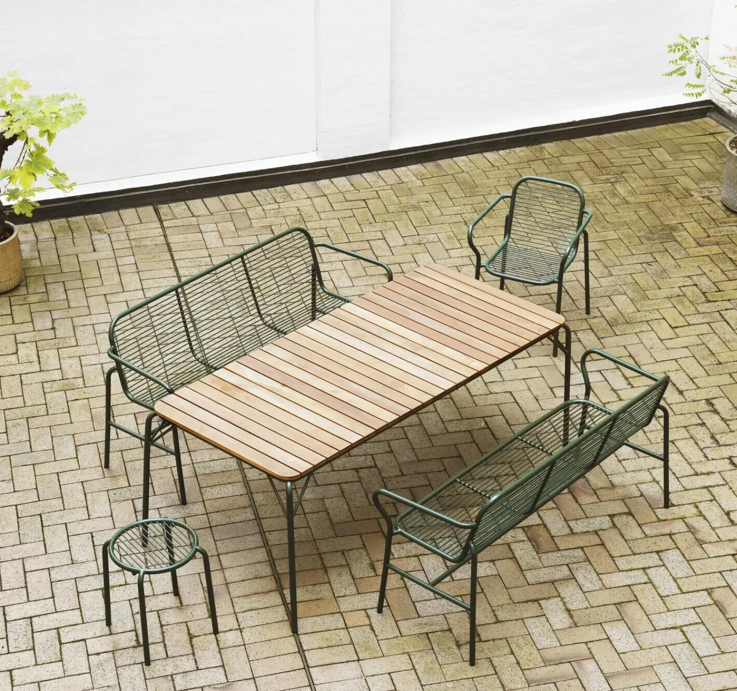 - Vig Stool - Dark Green*Normann Copenhagen Outlet