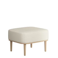 - Fodskammel - Serena - Sweet Vanilla/Creme og Natur Eg*NovoForm Sale