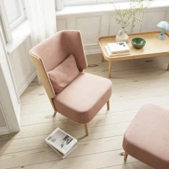 - Fodskammel - Serena - Sweet Vanilla/Creme og Natur Eg*NovoForm Sale