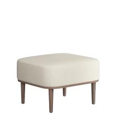 - Fodskammel - Serena - Sweet Vanilla/Cremefarvet og Mørk Eg^NovoForm Clearance