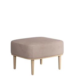 - Fodskammel - Serena - Dusty Rose/Rosa og Natur Eg^NovoForm Clearance