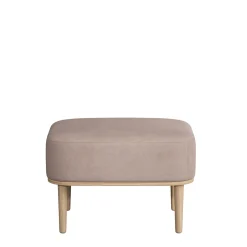 - Fodskammel - Serena - Dusty Rose/Rosa og Natur Eg^NovoForm Clearance