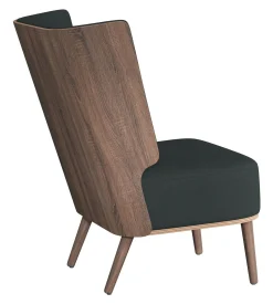 - Lounge Chair - Serena - Phantom Grey og Mørk Eg*NovoForm Discount