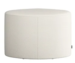 - Puf - Madison - White/Hvid Bouclé^NovoForm Best