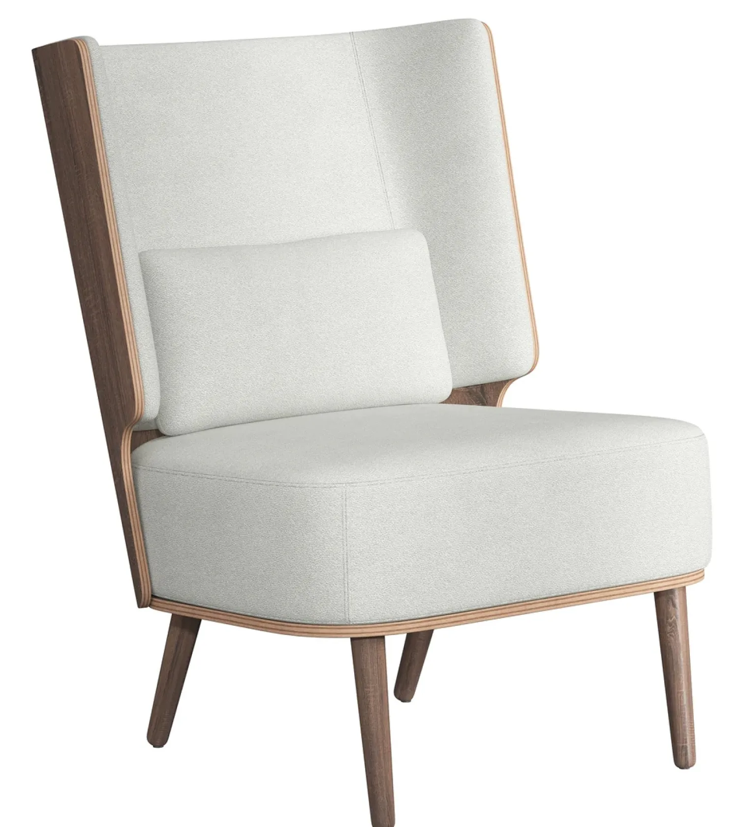 - Ryg Pude - Serena - Silver Grey/ Lys Grå*NovoForm Hot